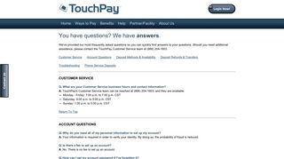 Help - Touchpay