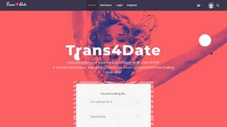 Trans4Date | 100 % Free Dating Web Site | Transgender Date