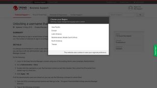 Unlock a locked out username - Deep Security - Trend Micro Success