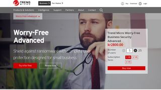 trend micro security services login