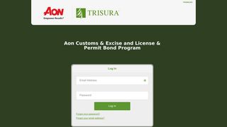 Aon Customs & Excise and License & Permit Bond ... - Trisura | Log In
