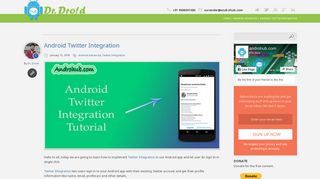 Android Twitter Integration - AndrohubAndrohub