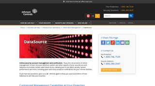 DataSource - Online Security System Management| Tyco IFS