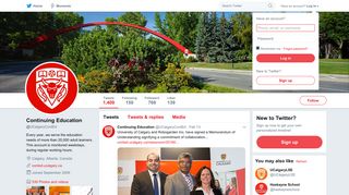 Continuing Education (@UCalgaryContEd) | Twitter