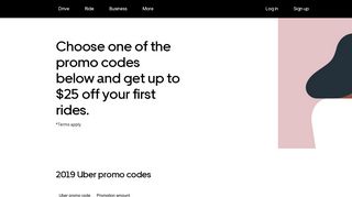 $25 OFF Uber Promo Codes - Official Coupons for 2019 | Uber