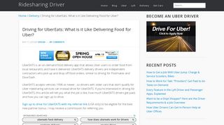 Ubereats Sign Up Delivery Login and Support