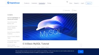 A Basic MySQL Tutorial | DigitalOcean