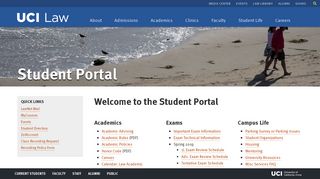 UCI Law Student Portal