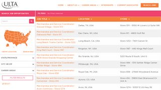 view open positions - Search – ULTA Beauty Careers