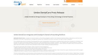 e-Prescribing Integration and software – Umbie Dental | DoseSpot
