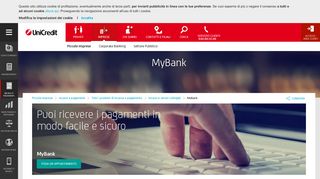 Pagamenti Via Internet anche con POS Virtuale MyBank | UniCredit