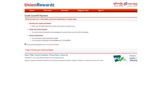 Credit Card Bill Payment - Union Rewardz
