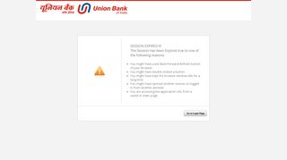 Union Bank of India - Internet Banking Login
