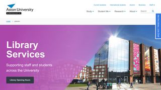 Library Services - Aston University
