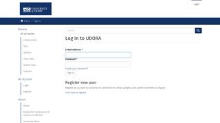 Log In - University of Derby Online Research Archive