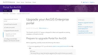 upgrade to arcgis 10.6
