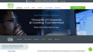 Reviews for AlienVault Unified Security Management (USM)