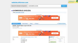 Login Uvs Moodle Or Register New Account