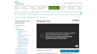 Property tax | City of Vancouver