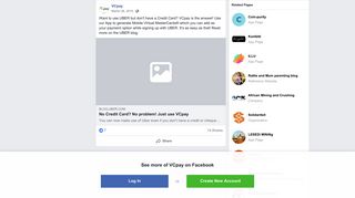 VCpay - Want to use UBER but don't have a Credit Card?... | Facebook