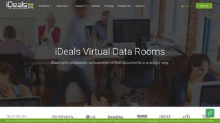 iDeals™ Virtual Data Rooms | Secure Data Room Provider