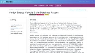 Ventyx Energy Velocity Suite Database Access 17EI000349 ...