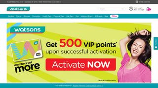 Vip Watsons Com My Login And Support