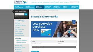 Essential Mastercard® | Virginia Credit Union