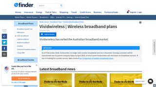 Vividwireless Broadband Plans Compared February 2019 | finder.com ...