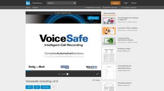 Voicesafe including v2.0 - SlideShare