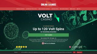 Volt Casino - HOT & NEW! Claim your deposit match bonus today!
