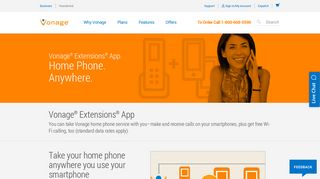 Wi-Fi Calling - Get Free Calls over Wi-Fi with Vonage Extensions app