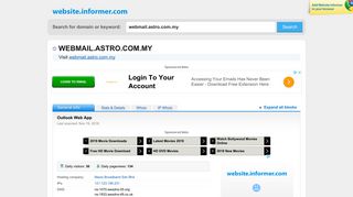 Webmail Astro Com My Login And Support