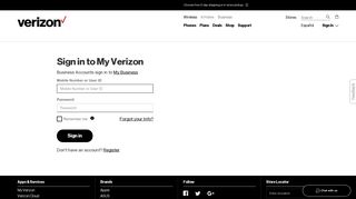 My Verizon Log In | Verizon Wireless
