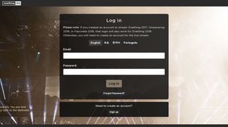 Onething 2018 Live: Login