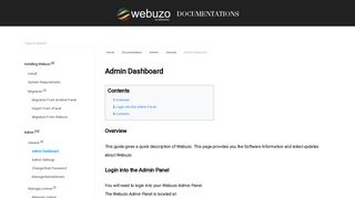 Webuzo Login And Support