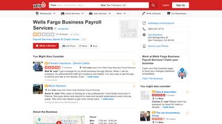 Wells Fargo Business Payroll Services - 12 Reviews - Payroll Services ...