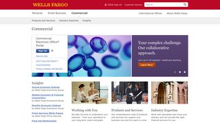 Wells Fargo Commercial – Commercial Financing Services