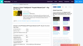 Western Union Moneywise Mastercard Login and Support