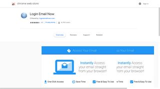 Login Email Now - Google Chrome