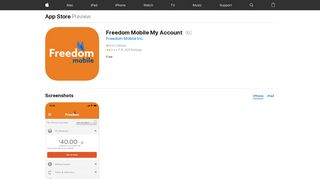 Freedom Mobile My Account on the App Store - iTunes - Apple