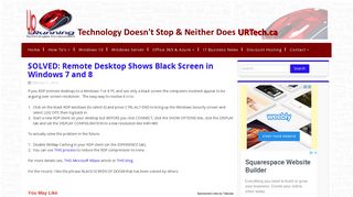 SOLVED: Remote Desktop Shows Black Screen in Windows 7 and 8 ...