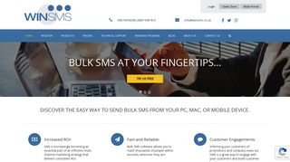 WinSMS: SMS and Bulk SMS Services | South Africa