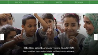 World Learning – World Learning GD&E website