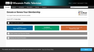 WPT Donation Page | Wisconsin Public Television