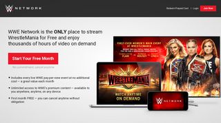 WWE Network Subscription - Free Trial - WWE.com