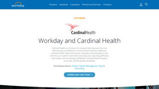 Workday and Cardinal Health