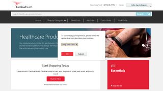 Healthcare Products and Supplies | Cardinal Health Canada Catalogue
