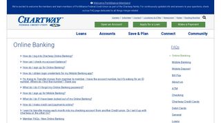 Online Banking - Chartway - Chartway Federal Credit Union