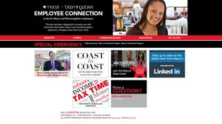 Www Employeeconnection Net Macys Insite Login and Support